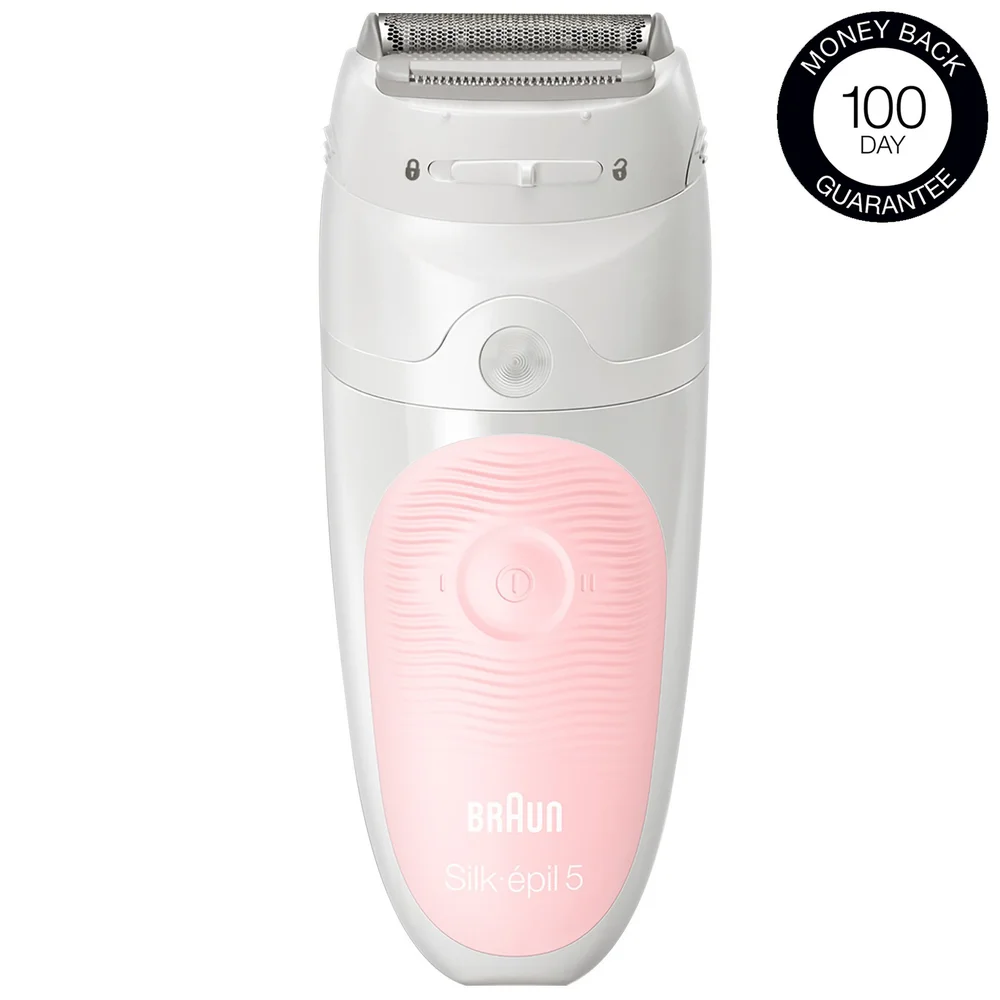 Braun Silk-épil Epilators Silk-épil 5-820 Wet & Dry Epilator with 3 Extras including Bikini Styler Image 1
