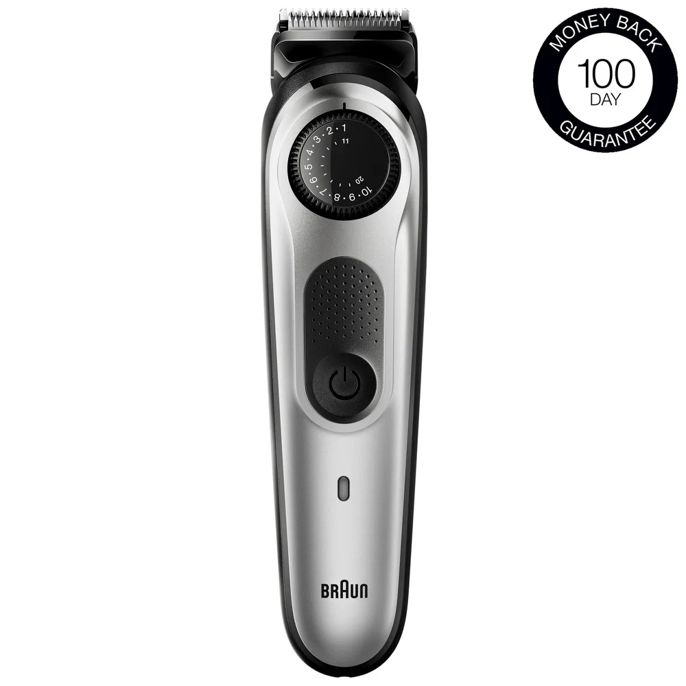 Braun Trimmers Beard Trimmer BT5260 with Precision Dial, 3 Attachments and Gillette Fusion5 ProGlide Razor Image 1