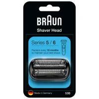 Braun Replacement Heads Series 5&6 Cassette 53B Black