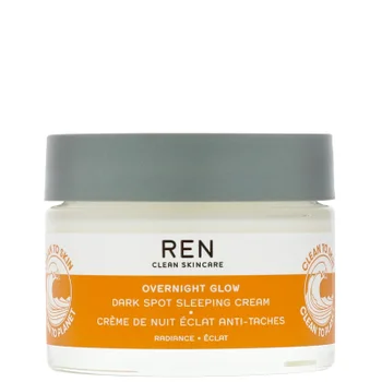 REN Clean Skincare Face Overnight Glow Dark Spot Sleeping Cream 50ml