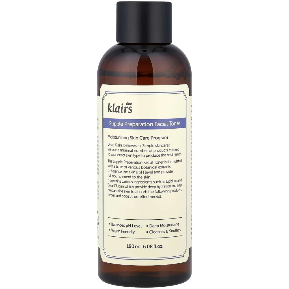 Dear, Klairs Toners Supple Preparation Facial Toner 180ml Image 1