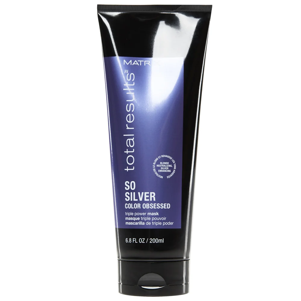 Matrix Total Results So Silver Mask for Toning Blondes Grey and Silver Hair 200ml Image 1