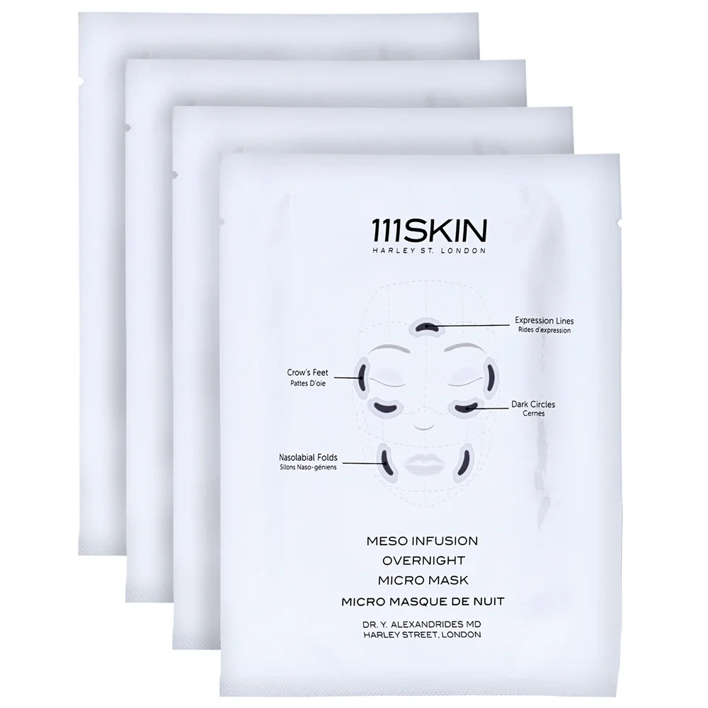 111SKIN Treatment Meso Infusion Overnight Micro Mask 4 x 16g Image 1