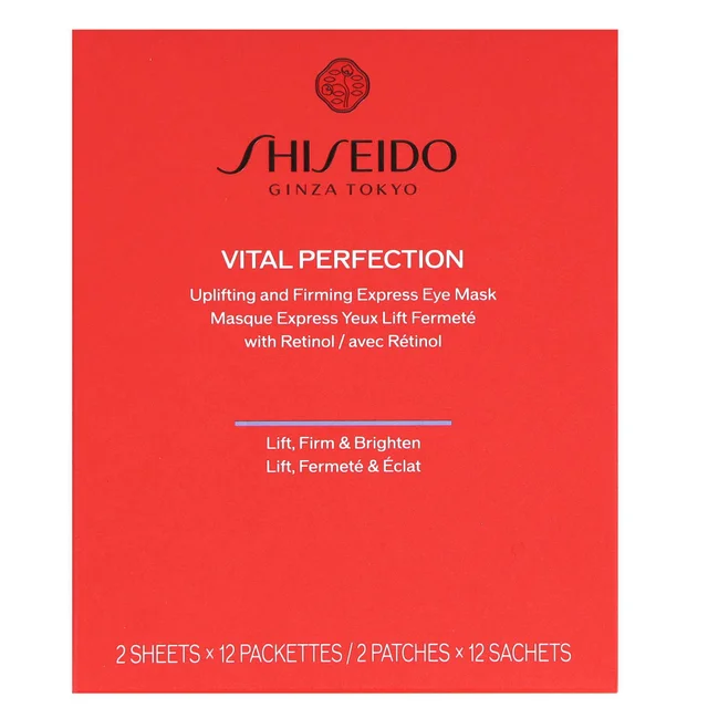 Shiseido Masks Vital-Perfection: Uplifting and Firming Express Eye Mask 12 Pack