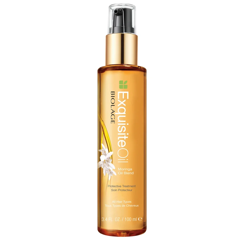 Biolage Exquisite Oil Protective Replenishing Lightweight Treatment Leave-In Oil For All Hair Types 100ml Image 1