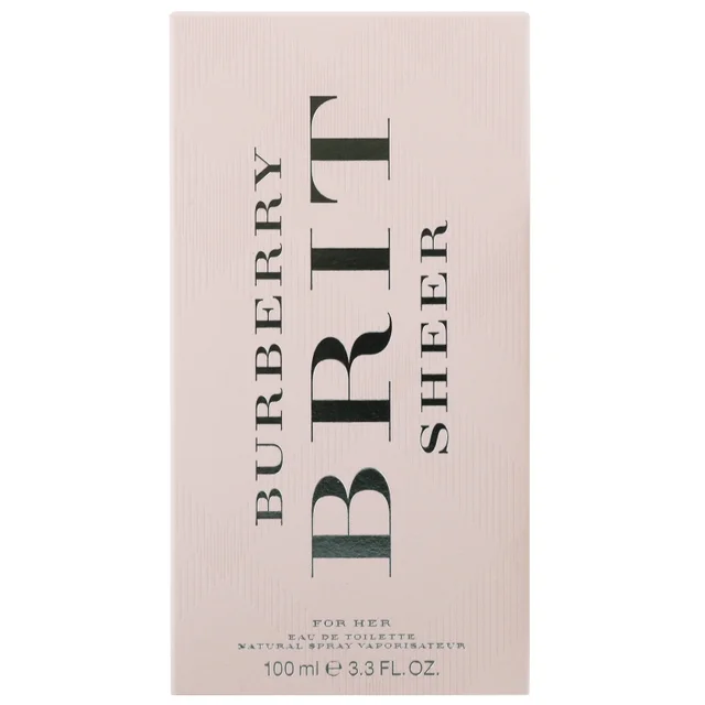 Burberry Brit Sheer For Women Eau de Toilette Spray 100ml