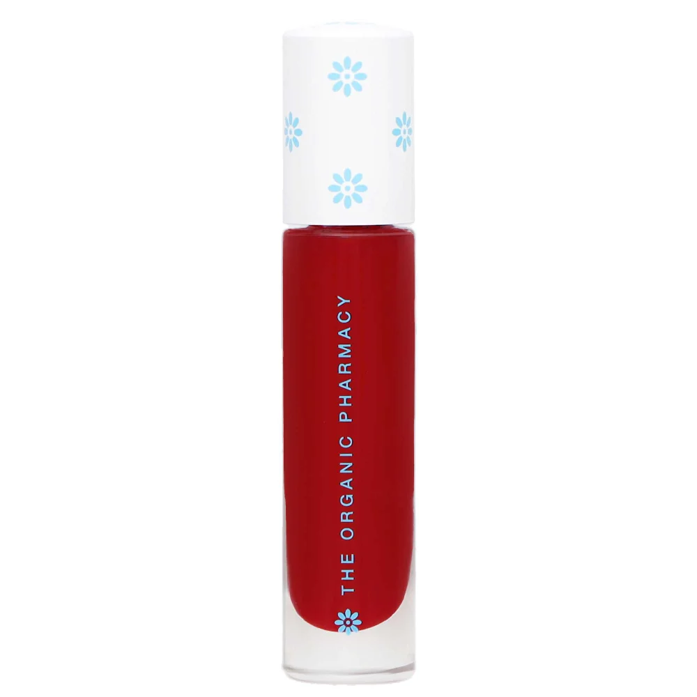 The Organic Pharmacy Volumising Balm Gloss Red 5ml Image 1