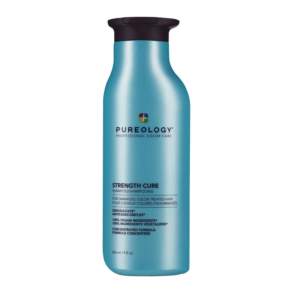 Pureology Strength Cure Strengthening Shampoo, For Damaged Colour-Treated Hair 266ml Image 1