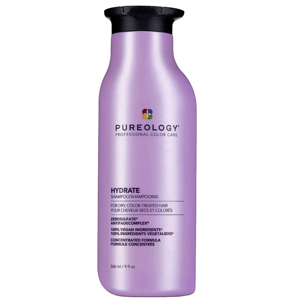 Pureology Hydrate Moisturising Shampoo For Medium to Thick Dry Colour-Treated Hair 266ml Image 1