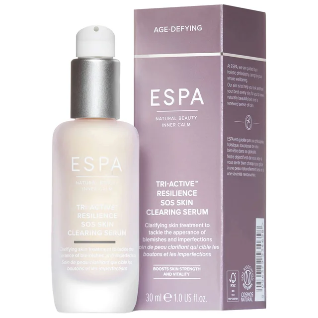ESPA Face Serums Tri-Active Resilience SOS Skin Clearing Serum 30ml