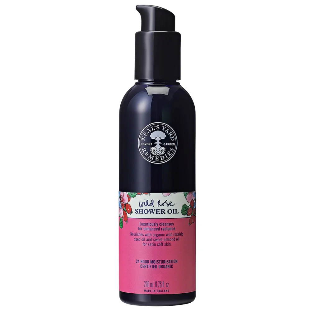 Neal's Yard Remedies Shower Gels & Soaps Wild Rose Shower Oil 200ml Image 1