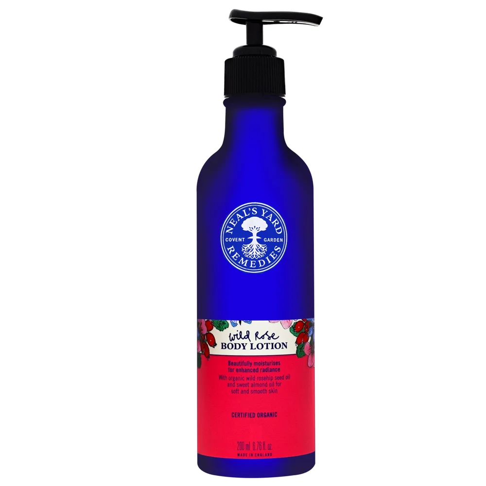 Neal's Yard Remedies Bath Gels & Soaps Wild Rose Body Lotion 200ml Image 1