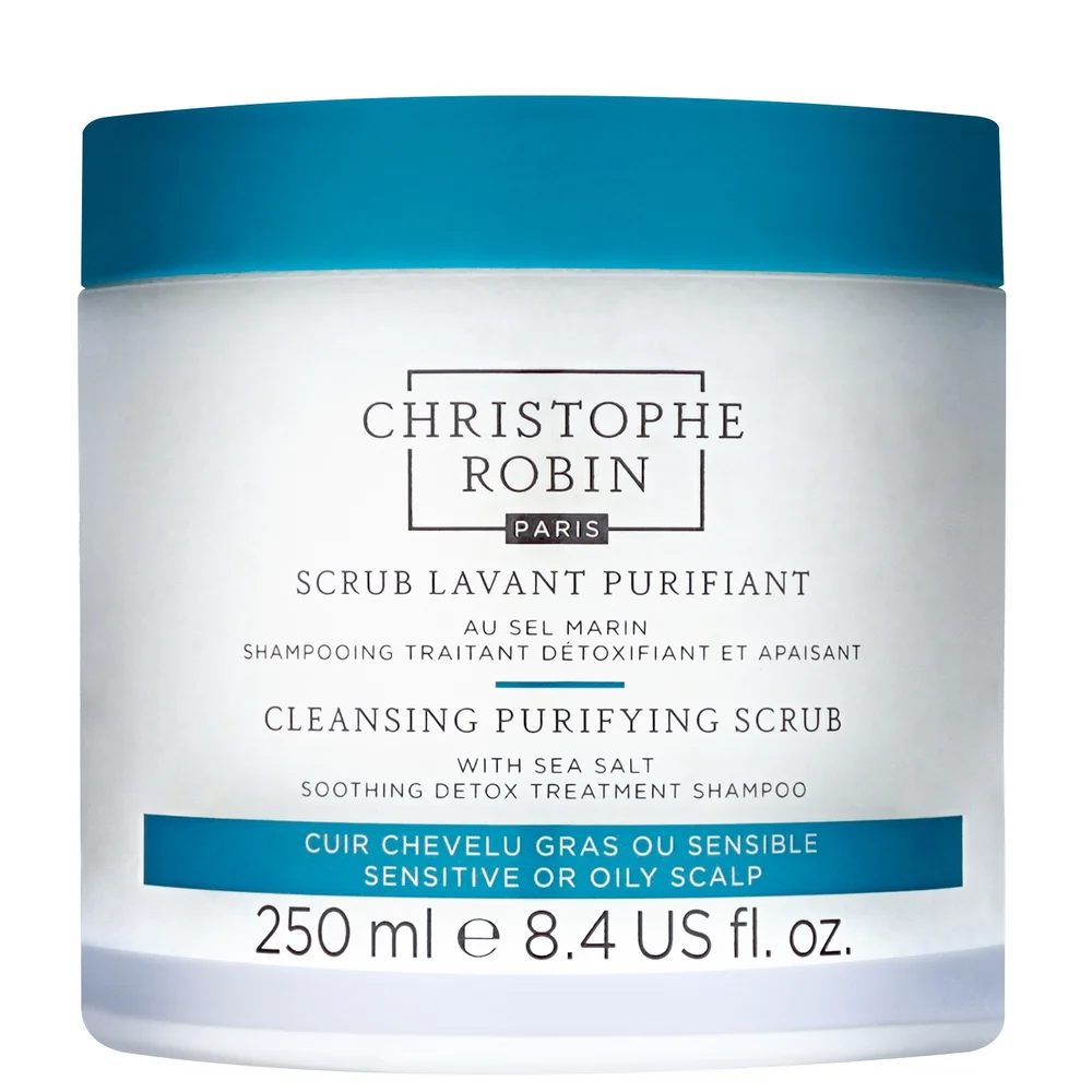 Christophe Robin Shampoo Cleansing Purifying Scrub With Sea Salt 250ml Image 1