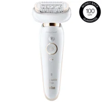 Braun Silk-épil Epilators Silk-épil 9 Flex 9010 Wet & Dry Epilator with 6 Extras including Deep Body Exfoliation Brush Head