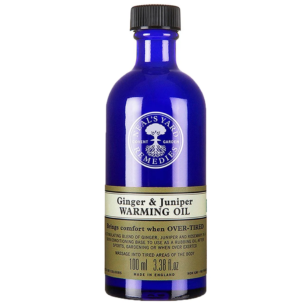 Neal's Yard Remedies Massage Oils Ginger & Juniper Warming Oil 100ml Image 1