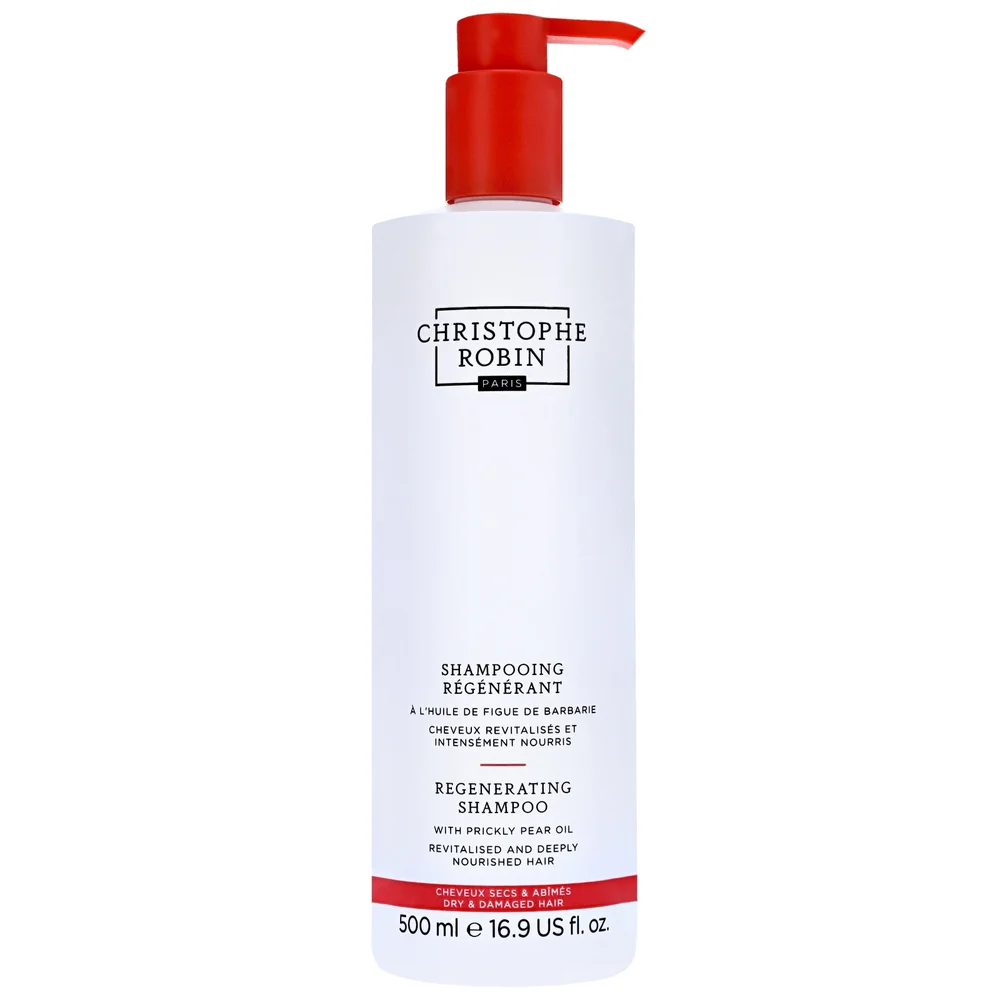 Christophe Robin Shampoo Regenerating Shampoo With Prickly Pear Oil 500ml Image 1