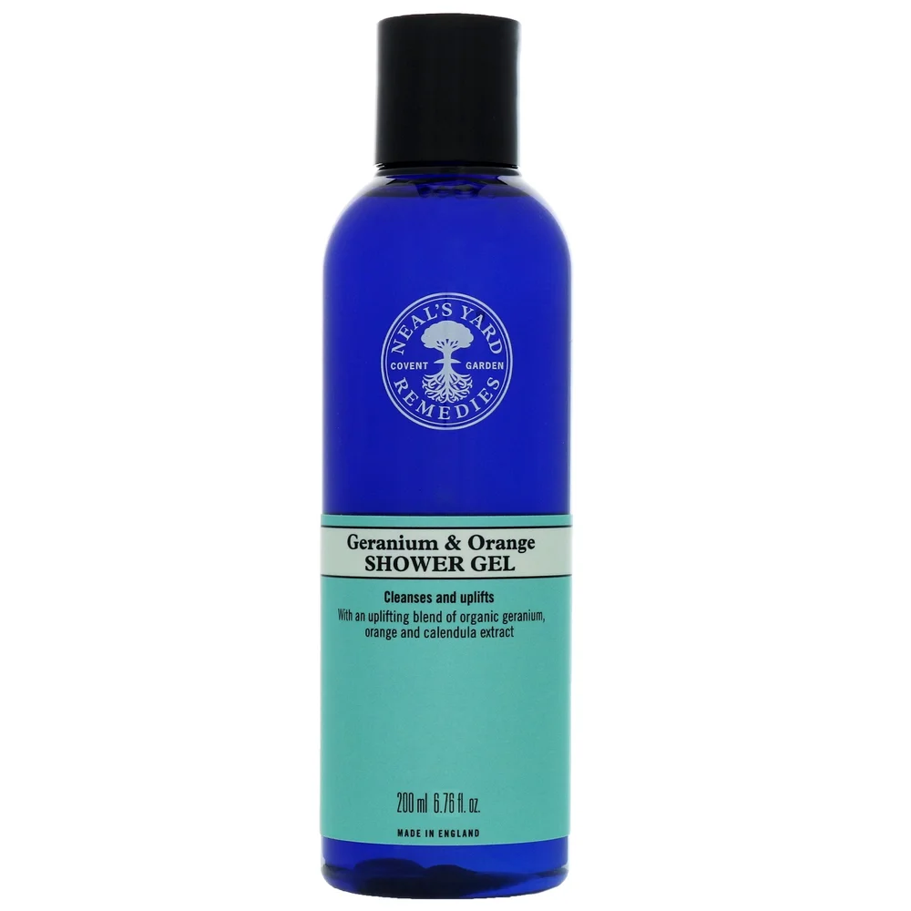 Neal's Yard Remedies Shower Gels & Soaps Geranium & Orange Shower Gel 200ml Image 1