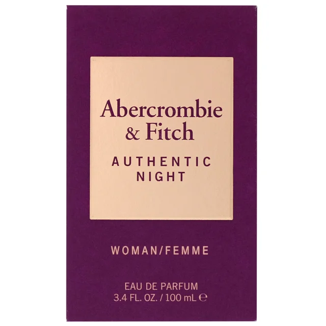 Abercrombie & Fitch Authentic Night Woman Eau de Parfum Spray 100ml