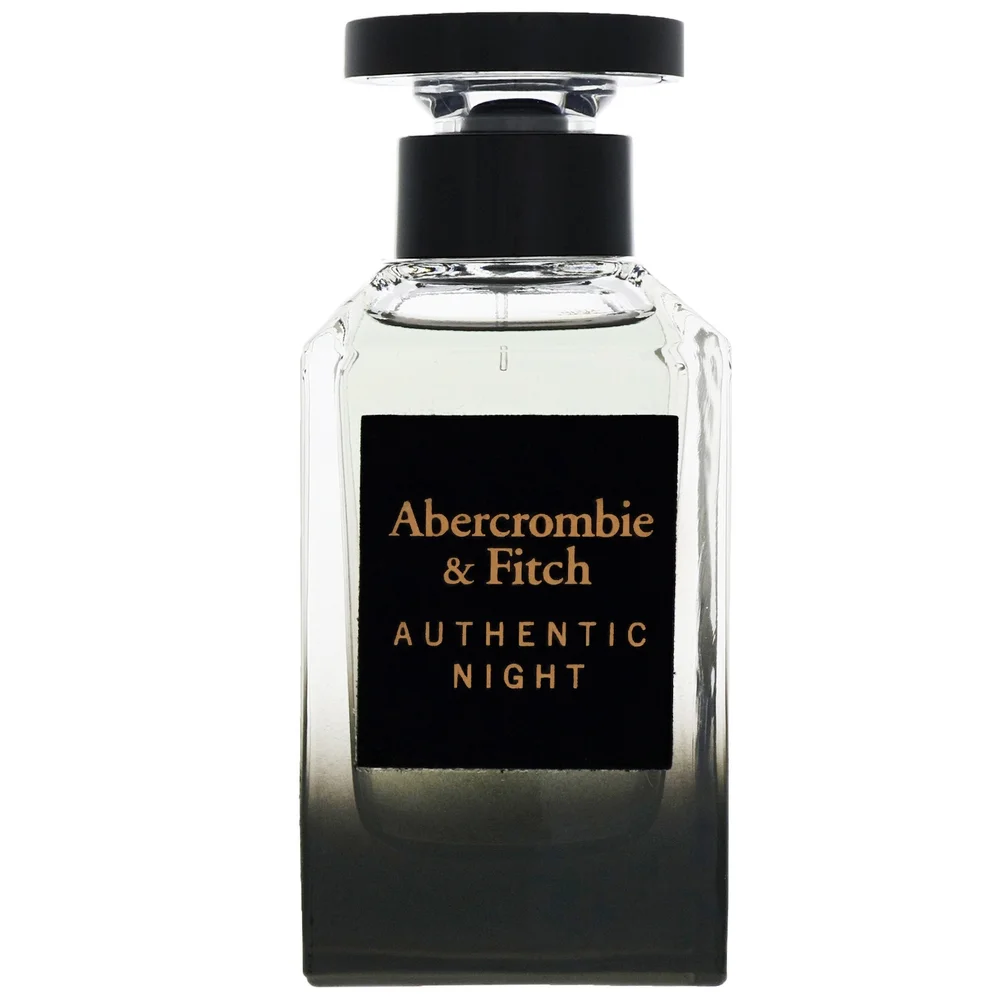 Abercrombie & Fitch Authentic Night Man Eau de Toilette Spray 100ml Image 1