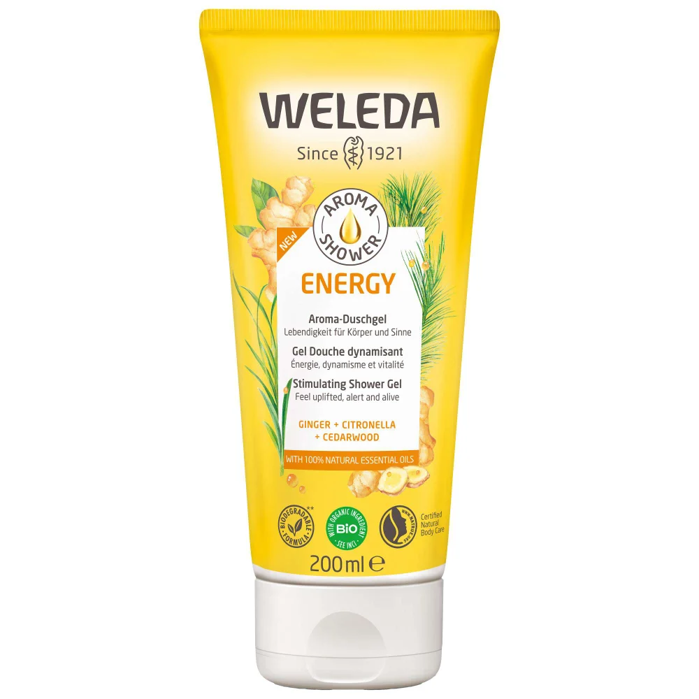 Weleda Body Care Energy Ginger Shower Gel 200ml Image 1