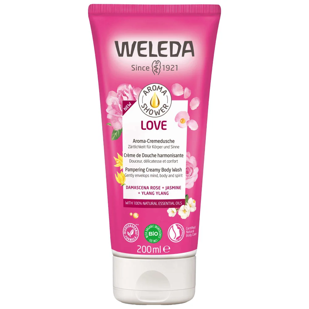 Weleda Love Rose Creamy Body Wash 200ml Image 1