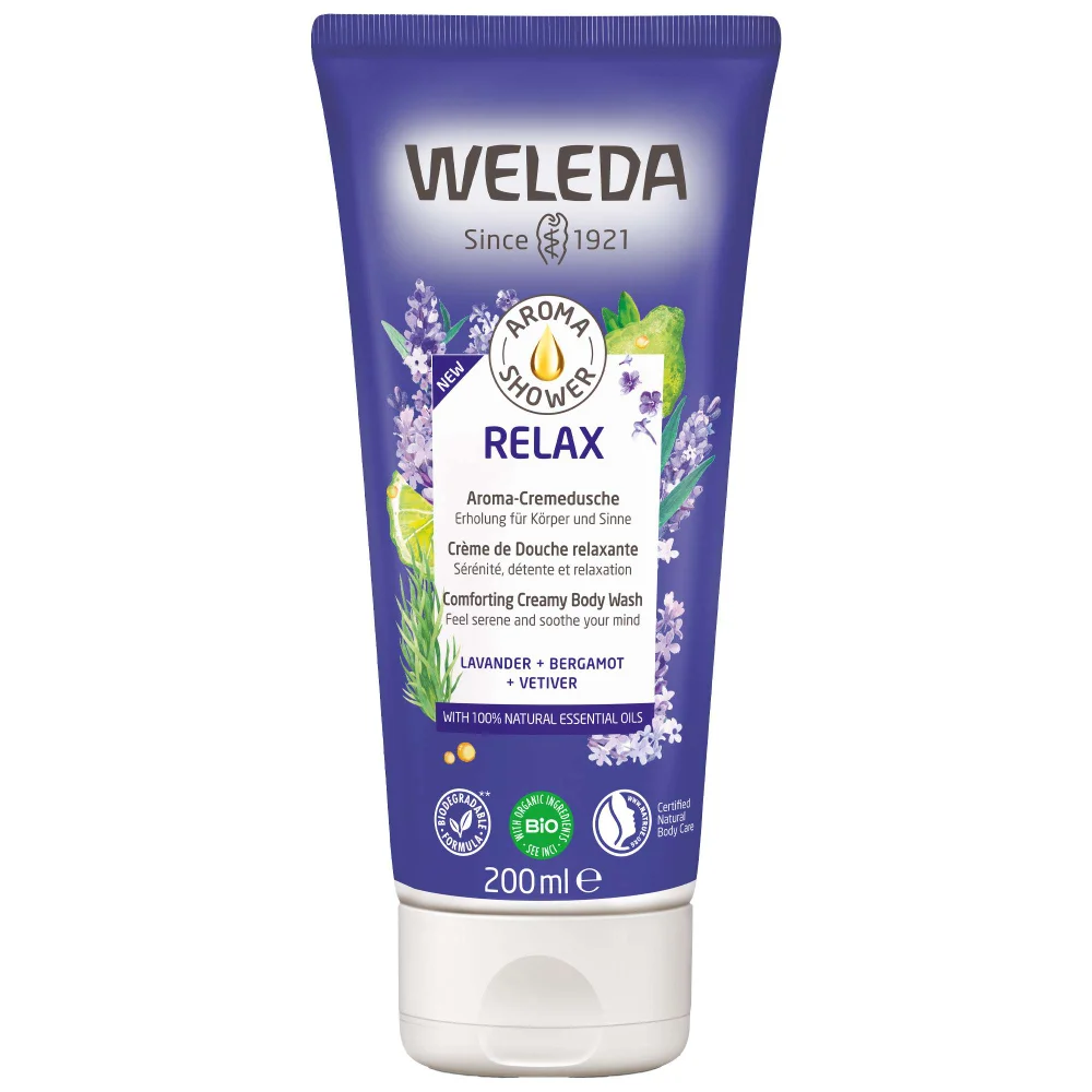 Weleda Body Care Relax Lavender Creamy Body Wash 200ml Image 1
