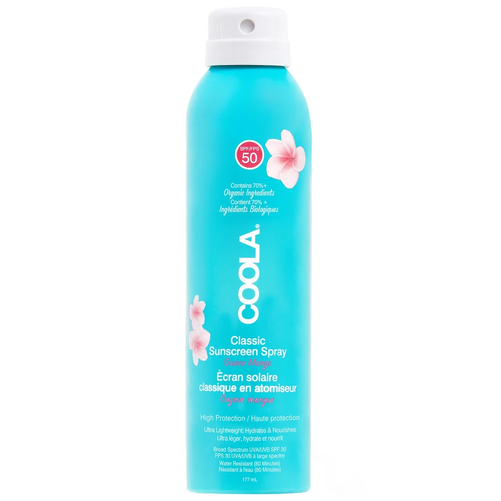 Coola Body Care Classic Body Sunscreen Spray SPF50 Guava Mango 177ml Image 1