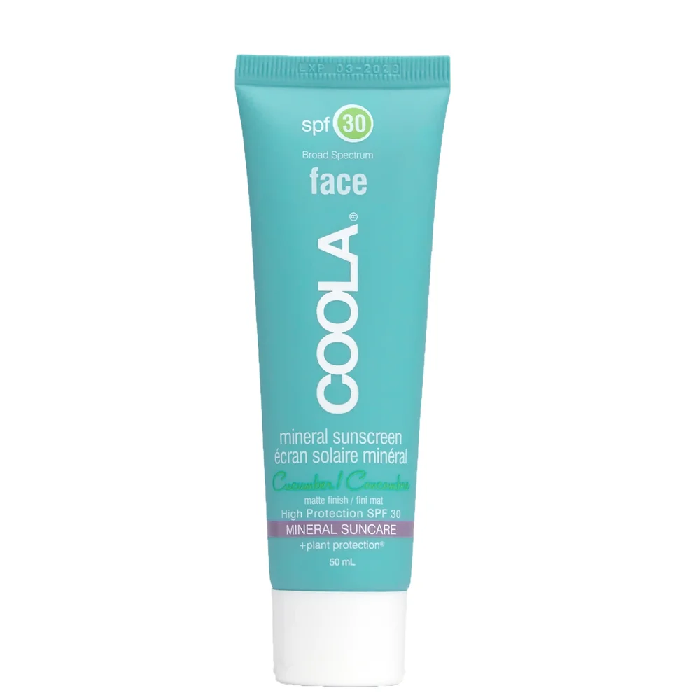 Coola Face Care Mineral Face Matte Untinted Moisturizer SPF30 Cucumber 50ml Image 1