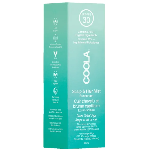 Coola Scalp & Hair Mist Sunscreen SPF30 60ml