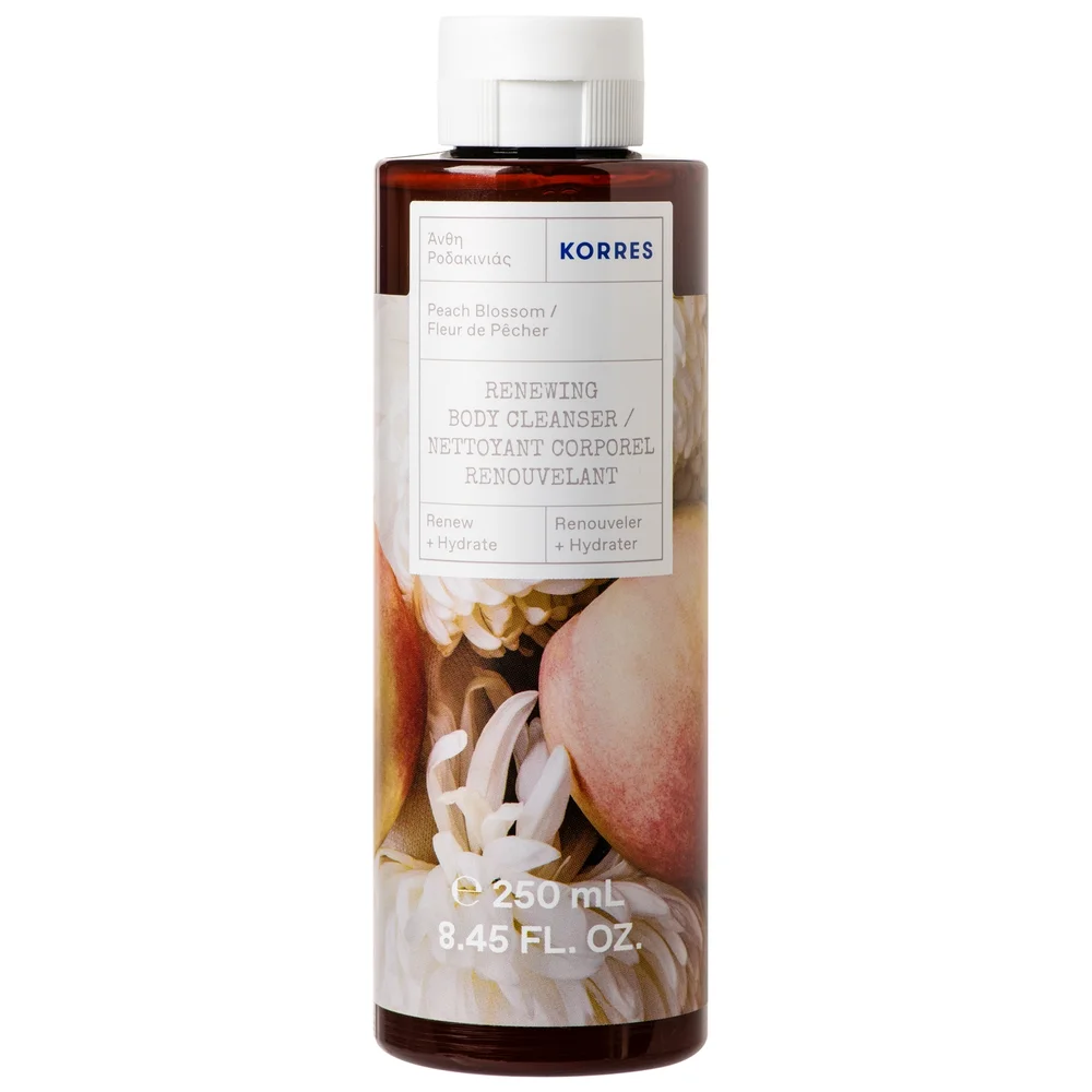 KORRES Peach Blossom Renewing Body Cleanser 250ml Image 1