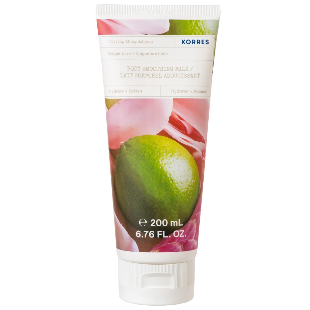 KORRES Ginger Lime Body Smoothing Milk 200ml Image 1