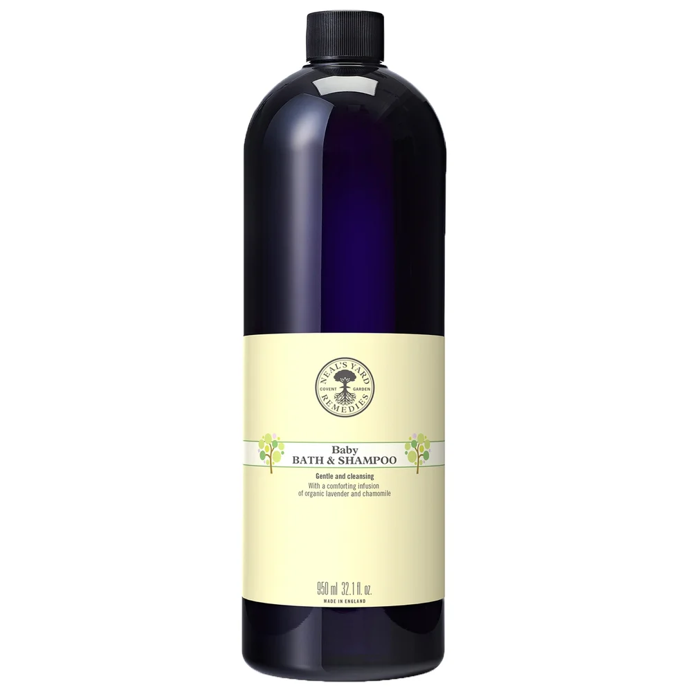 Neal's Yard Remedies Caring For Baby Bath & Shampoo 950ml Image 1