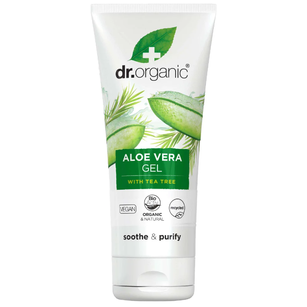 dr.organic Aloe Vera Gel with Tea Tree 200ml Image 1