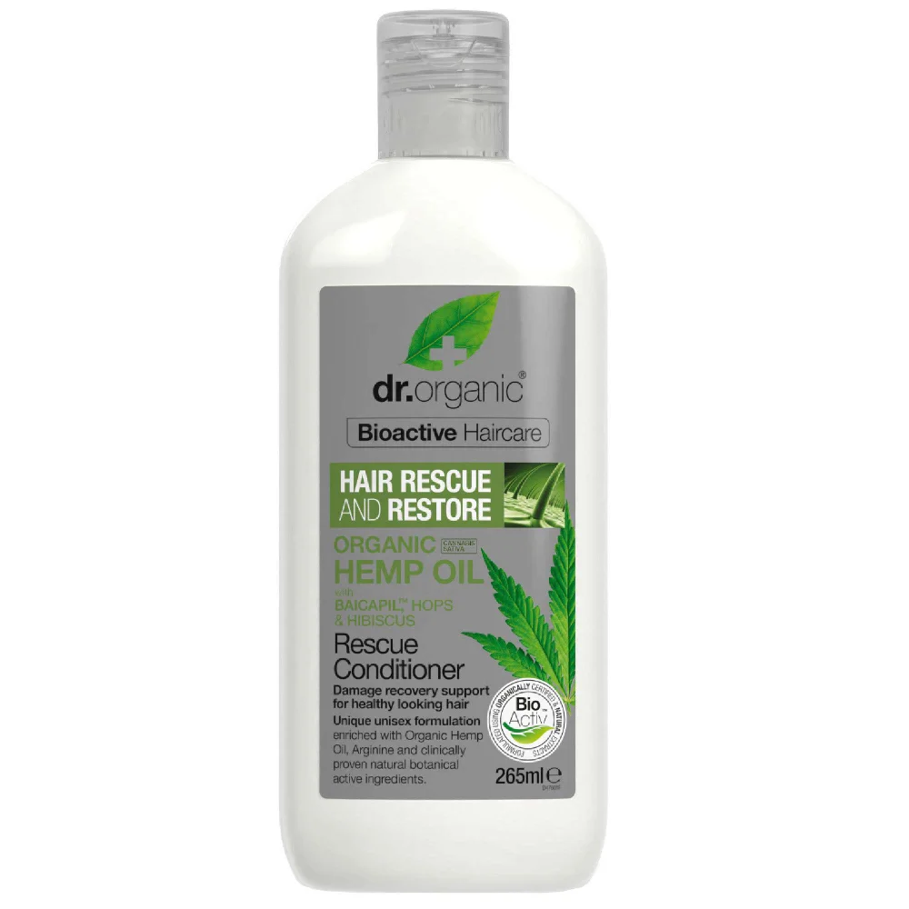 dr.organic Hemp Oil Rescue Conditioner 265ml Image 1