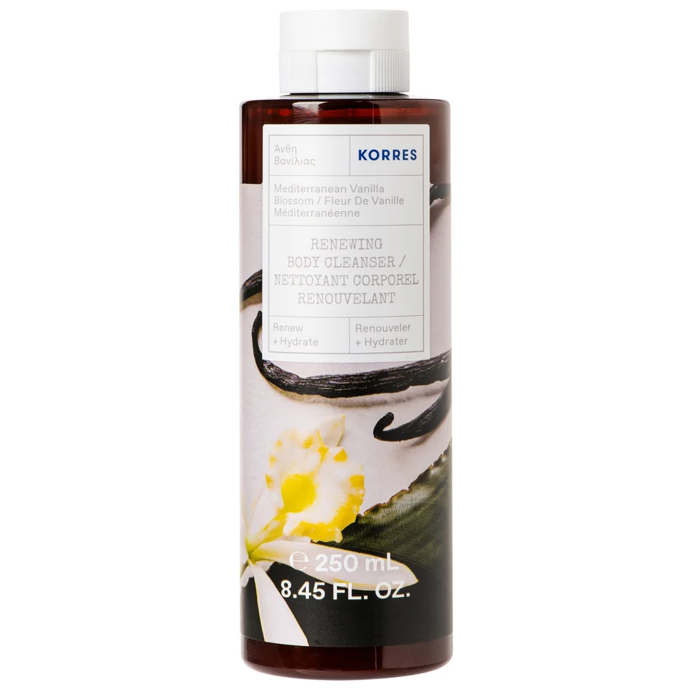 KORRES Mediterranean Vanilla Blossom Renewing Body Cleanser 250ml Image 1