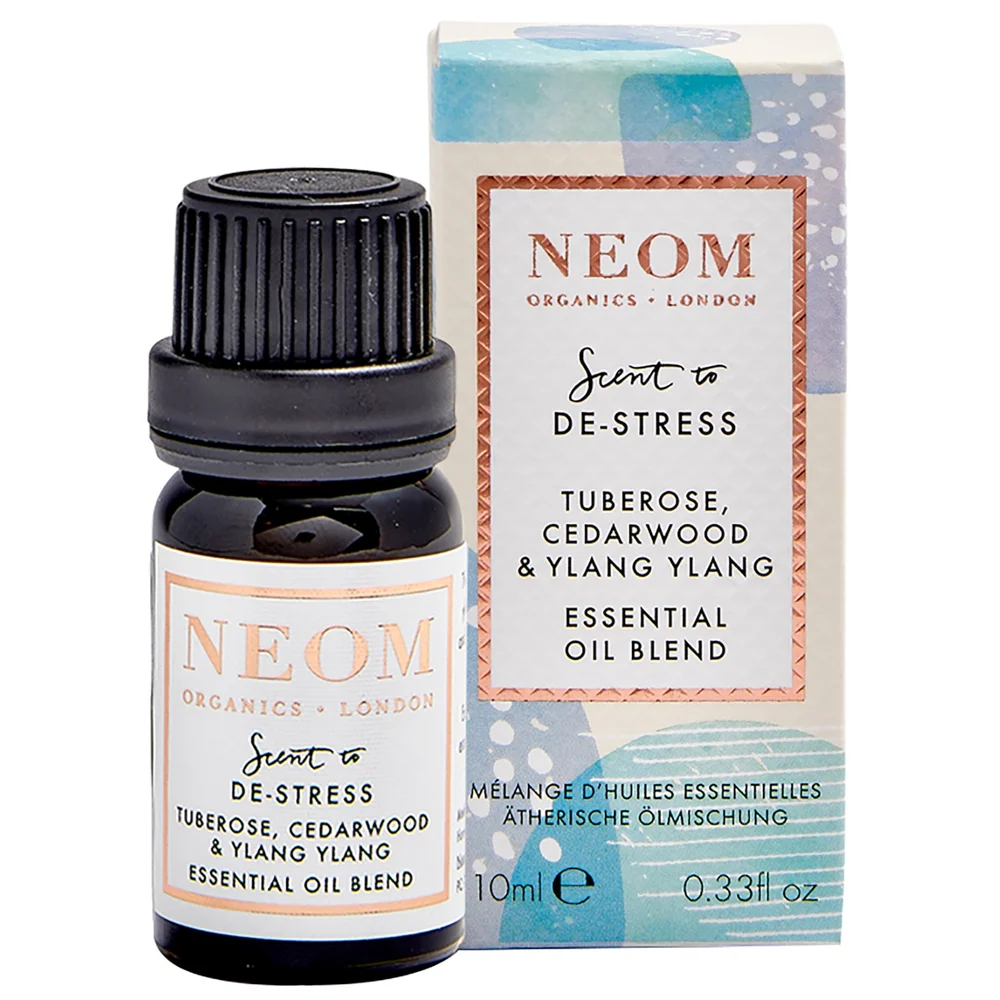 Neom Wellbeing London Scent To Make You Happy Tuberose & Cedarwood & Ylang Ylang Essential Oil Blend 10ml Image 1