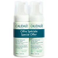 Caudalie Vinoclean Instant Foaming Cleanser 150ml x 2 (Worth £36)