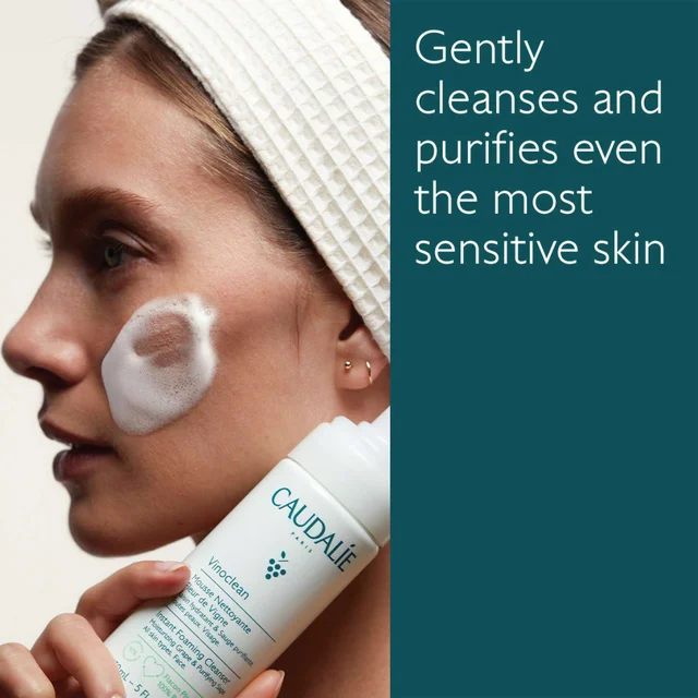 Caudalie Vinoclean Instant Foaming Cleanser 150ml x 2 (Worth £36)