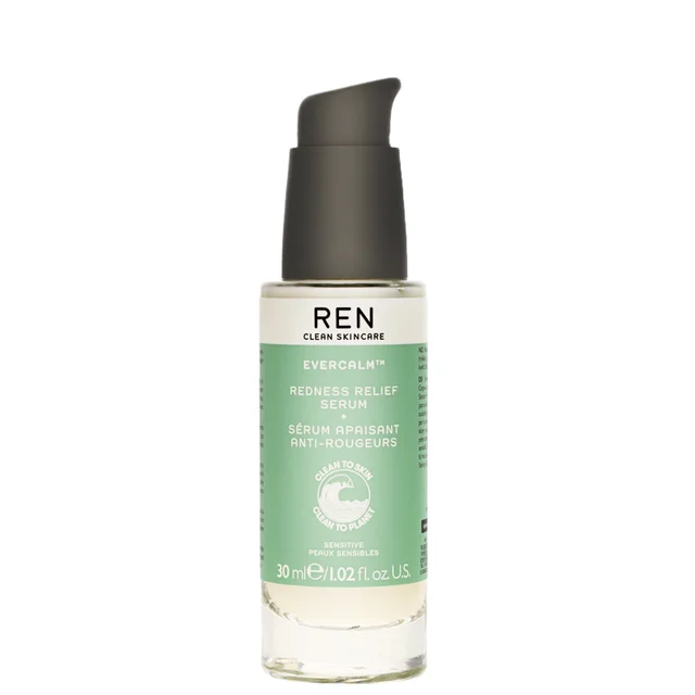 REN Clean Skincare Face Evercalm Redness Relief Serum 30ml / 1.02 fl.oz.