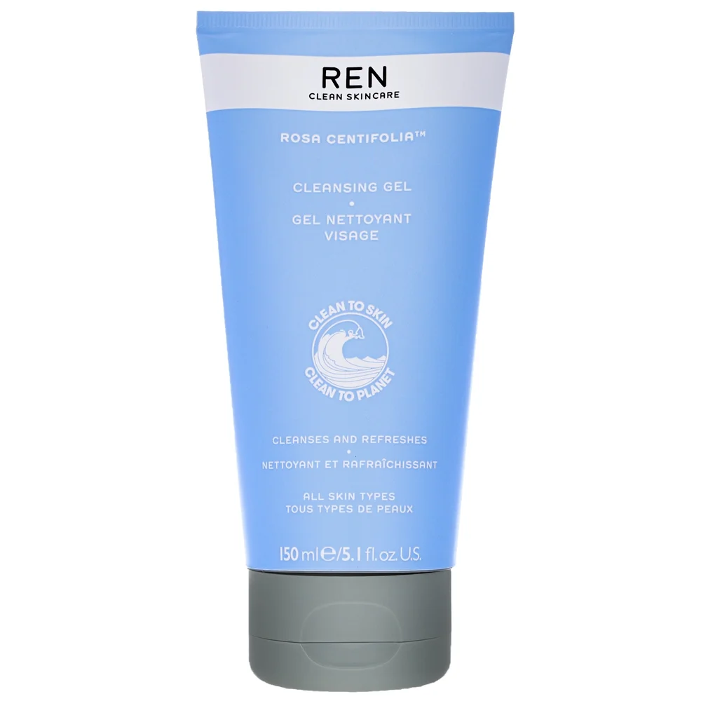 REN Clean Skincare Face Ocean Plastic Edition Rosa Centifolia Cleansing Gel 150ml / 5.1 fl.oz. Image 1
