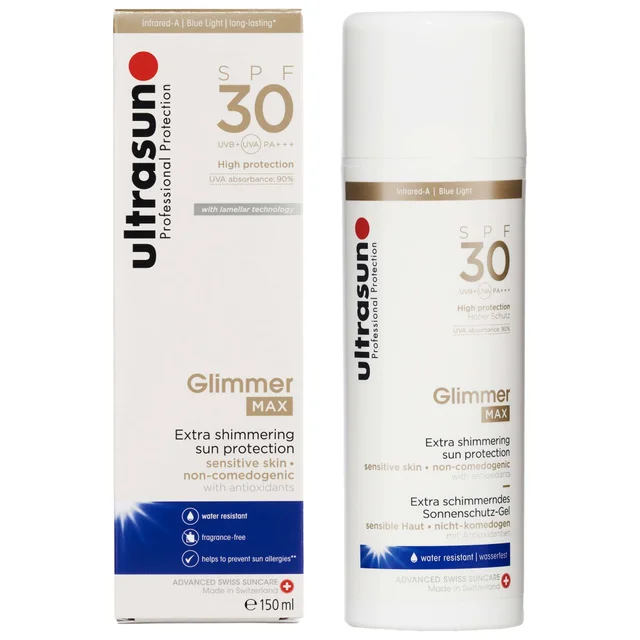 Ultrasun Body Glimmer MAX SPF30 150ml