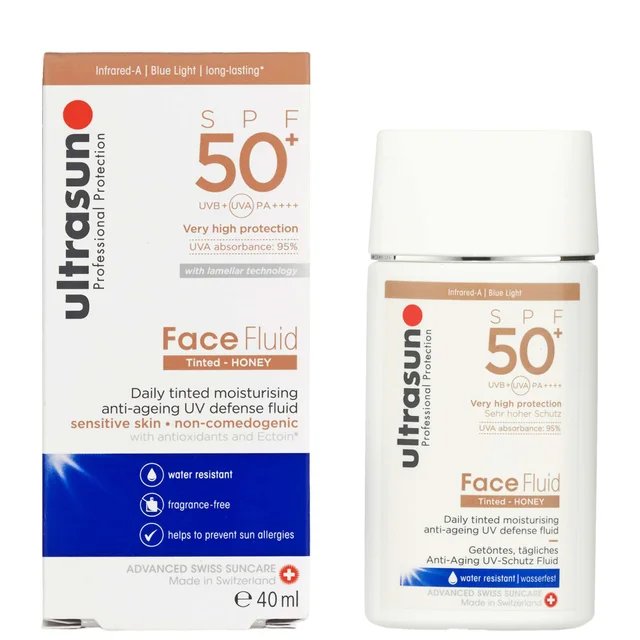 Ultrasun Tinted Honey Fluid SPF50+ 40ml