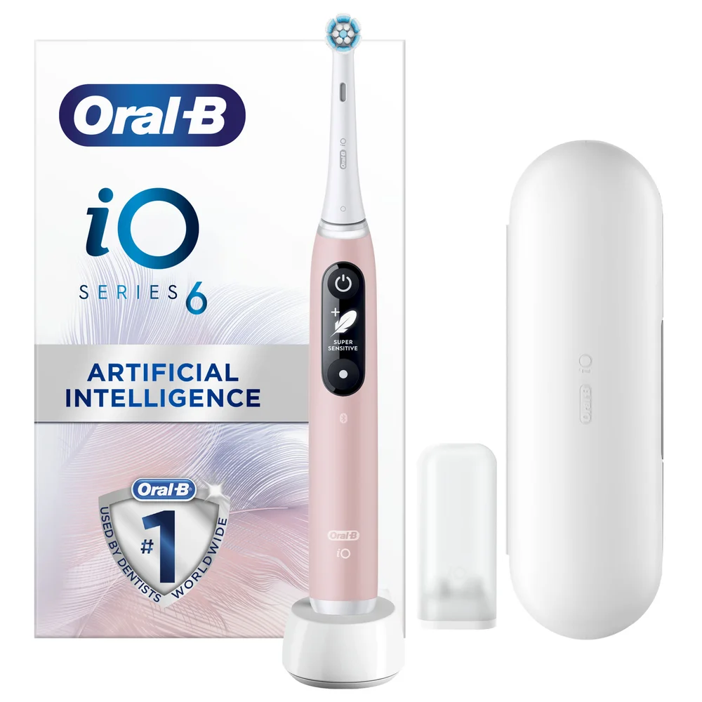 Oral-B iO 6 - Pink Electric Toothbrush Image 1
