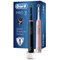 Oral-B Pro 3 - 3900 Duo Pack Black & Pink