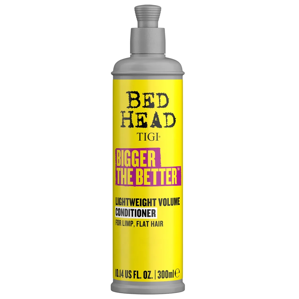 TIGI Bed Head Wash & Care Bigger The Better Lightweight Volume Conditioner for Fine Hair 300ml Image 1
