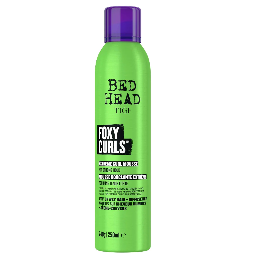 TIGI Bed Head Foxy Curls Curly Hair Mousse for Strong Hold 250ml Image 1
