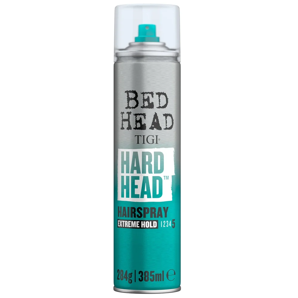 TIGI Bed Head Styling Hard Head Hairspray for Extra Strong Hold 385ml Image 1