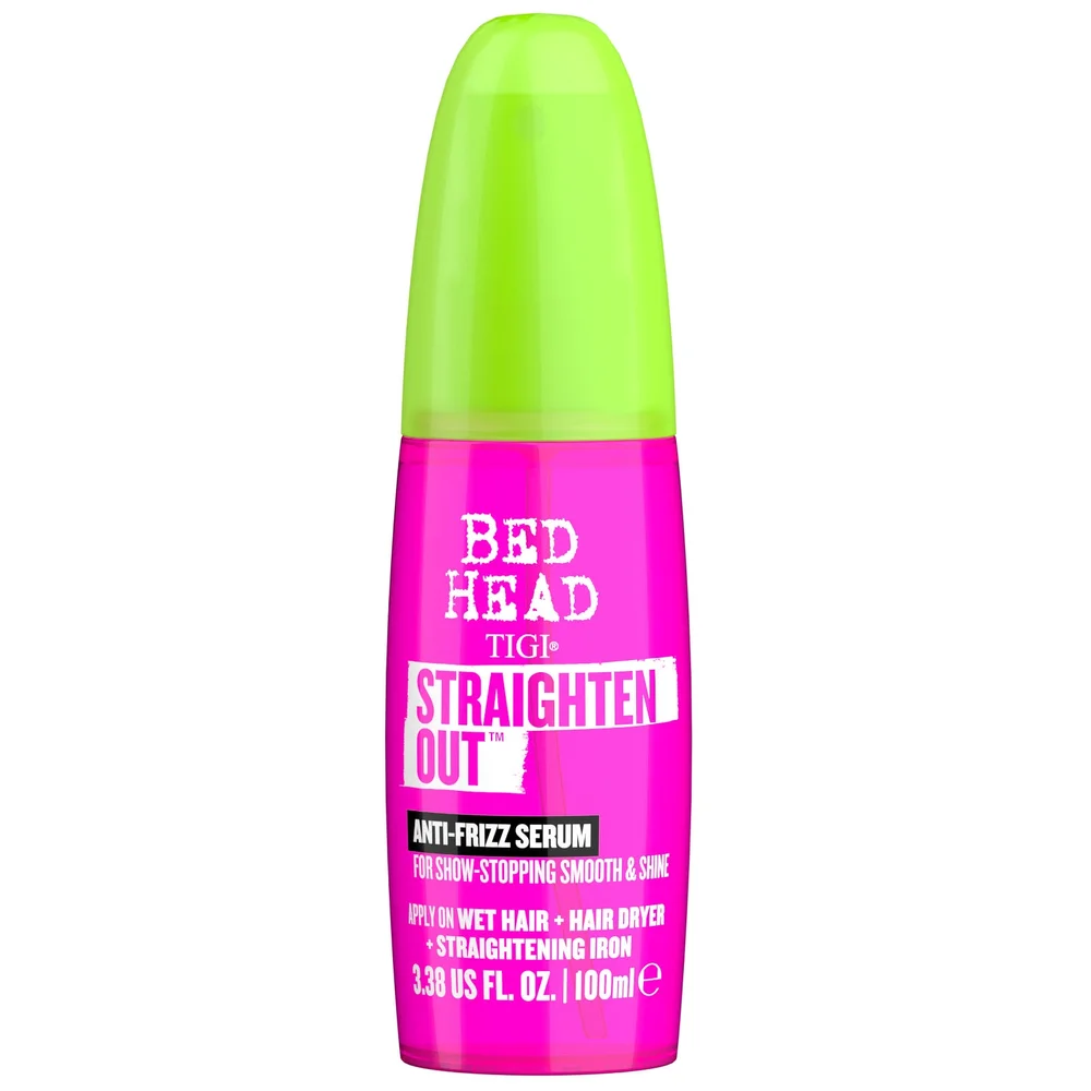TIGI Bed Head Straighten Out Anti Frizz Serum for Smooth Shiny Hair 100ml Image 1