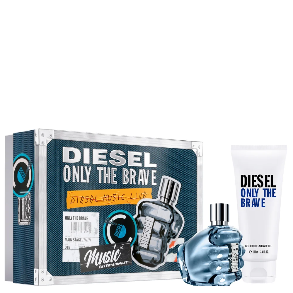 Diesel Only The Brave Eau de Toilette Spray 50ml Gift Set Image 1