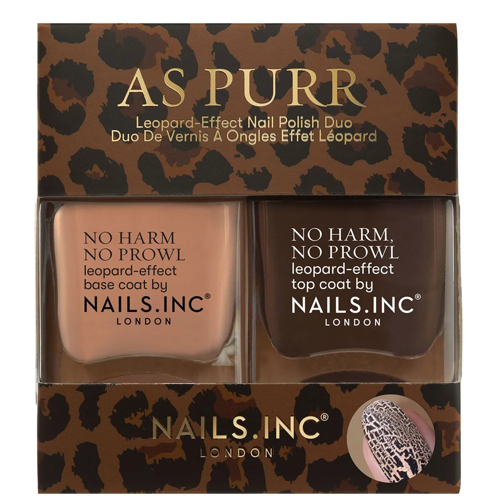 NAILS.INC Nail Polish Duo As Purr Leopard Image 1